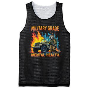 Retro Military Grade Mental Health Warrior Military Veterans Mesh Reversible Basketball Jersey Tank