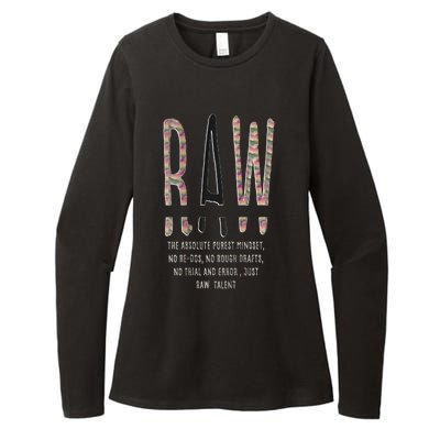 Raw Mindset Graphic Womens CVC Long Sleeve Shirt