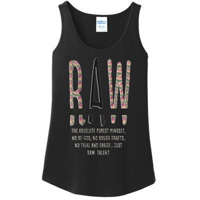 Raw Mindset Graphic Ladies Essential Tank