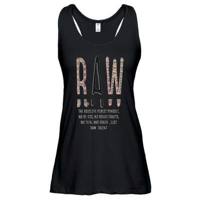 Raw Mindset Graphic Ladies Essential Flowy Tank