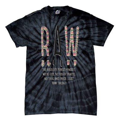 Raw Mindset Graphic Tie-Dye T-Shirt