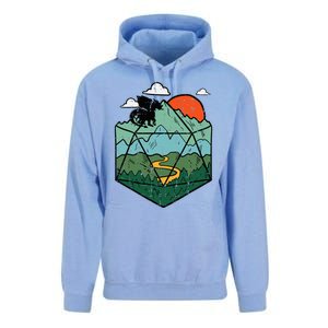 Rpg Mountain Gamer Unisex Surf Hoodie