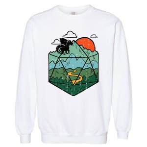 Rpg Mountain Gamer Garment-Dyed Sweatshirt