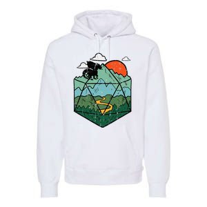 Rpg Mountain Gamer Premium Hoodie