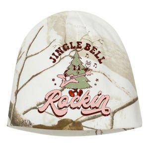 Retro Music Gifts Jingle Bell Rockin' Christmas Tree Kati - Camo Knit Beanie