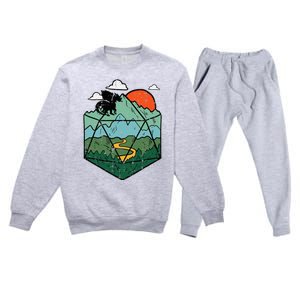 Rpg Mountain Gamer Premium Crewneck Sweatsuit Set