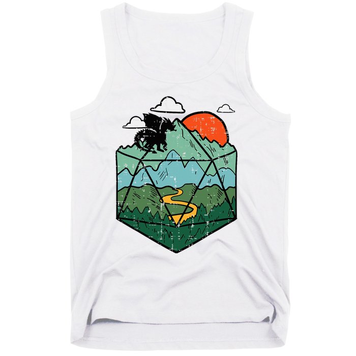 Rpg Mountain Gamer Tank Top