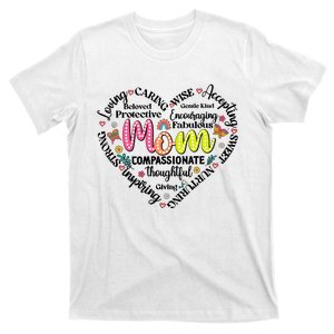 Retro Mama Grandma Auntie Heart T-Shirt