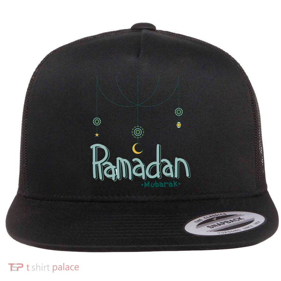 Ramadan Mubarak Gift Ramadan Kareem Flatbill Hat