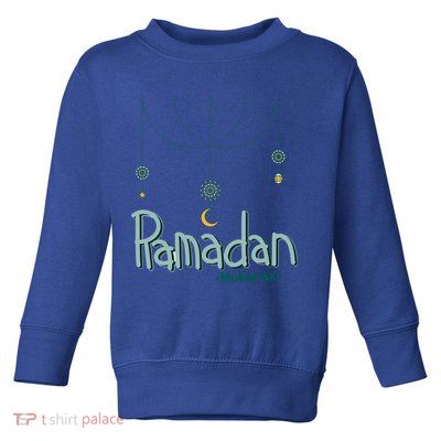Ramadan Mubarak Gift Ramadan Kareem Toddler Sweatshirt