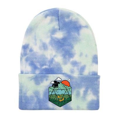 Rpg Mountain Gamer Tie Dye 12in Knit Beanie