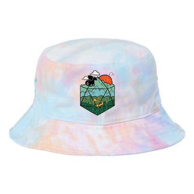 Rpg Mountain Gamer Tie Dye Newport Bucket Hat