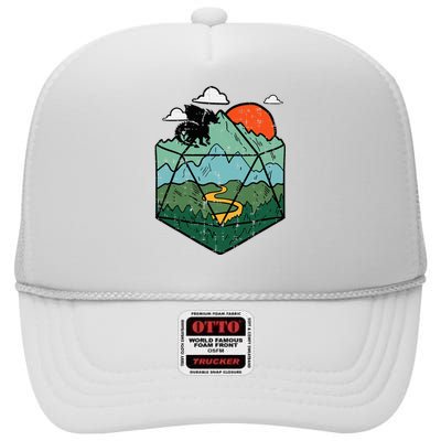 Rpg Mountain Gamer High Crown Mesh Back Trucker Hat