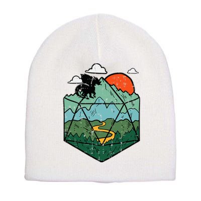 Rpg Mountain Gamer Short Acrylic Beanie