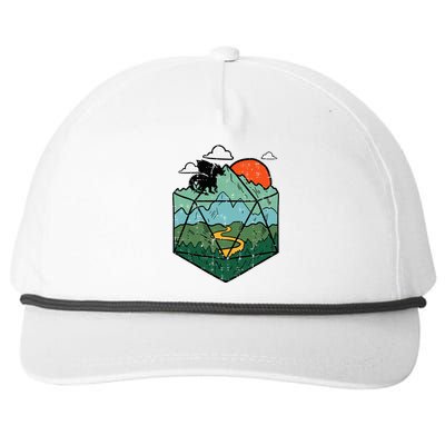 Rpg Mountain Gamer Snapback Five-Panel Rope Hat