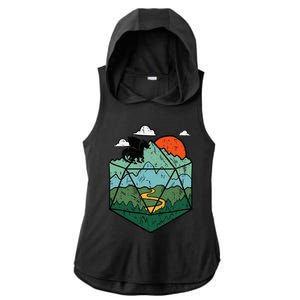 Rpg Mountain Gamer Ladies PosiCharge Tri-Blend Wicking Draft Hoodie Tank