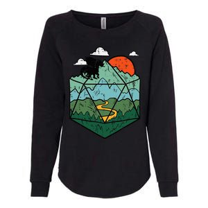 Rpg Mountain Gamer Womens California Wash Sweatshirt