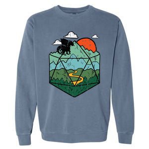 Rpg Mountain Gamer Garment-Dyed Sweatshirt