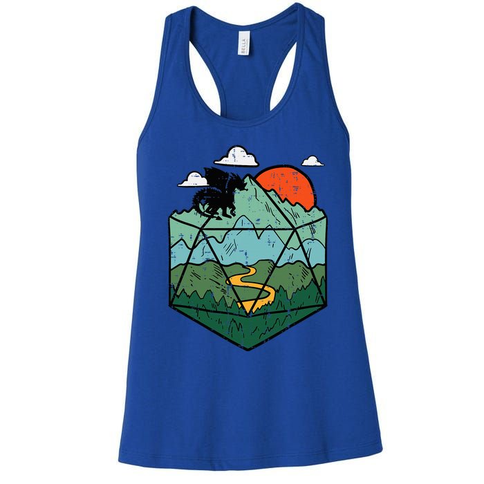 Rpg Mountain Gamer Women's Racerback Tank