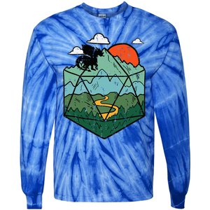 Rpg Mountain Gamer Tie-Dye Long Sleeve Shirt