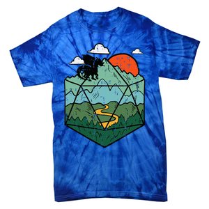 Rpg Mountain Gamer Tie-Dye T-Shirt