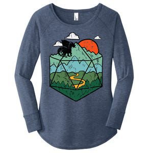 Rpg Mountain Gamer Women's Perfect Tri Tunic Long Sleeve Shirt