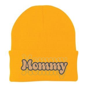 Retro Mommy Gift For Mothers Day Knit Cap Winter Beanie