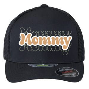 Retro Mommy Gift For Mothers Day Flexfit Unipanel Trucker Cap