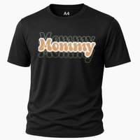Retro Mommy Gift For Mothers Day Cooling Performance Crew T-Shirt