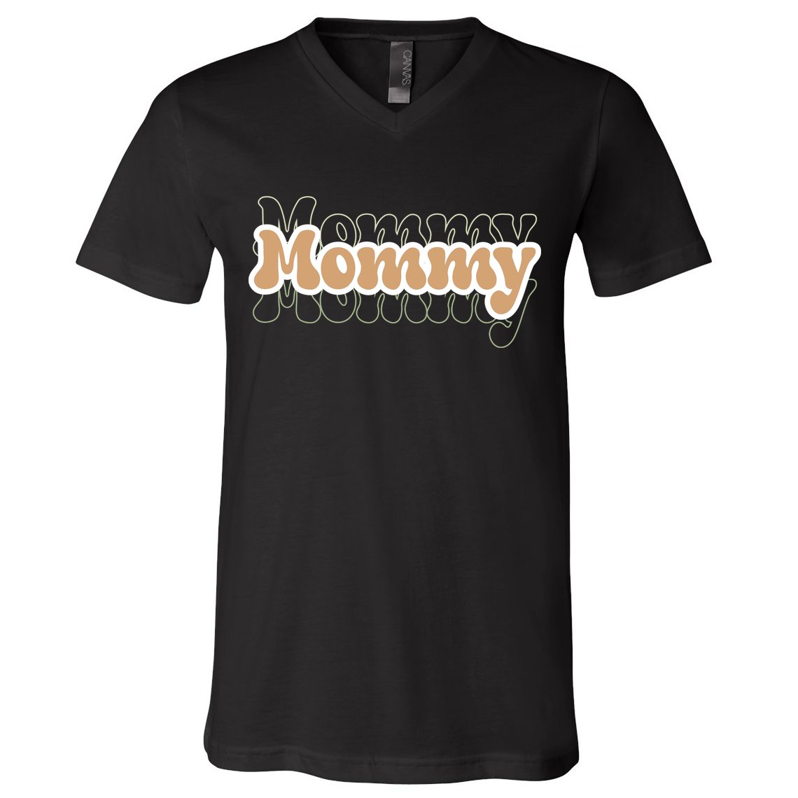 Retro Mommy Gift For Mothers Day V-Neck T-Shirt