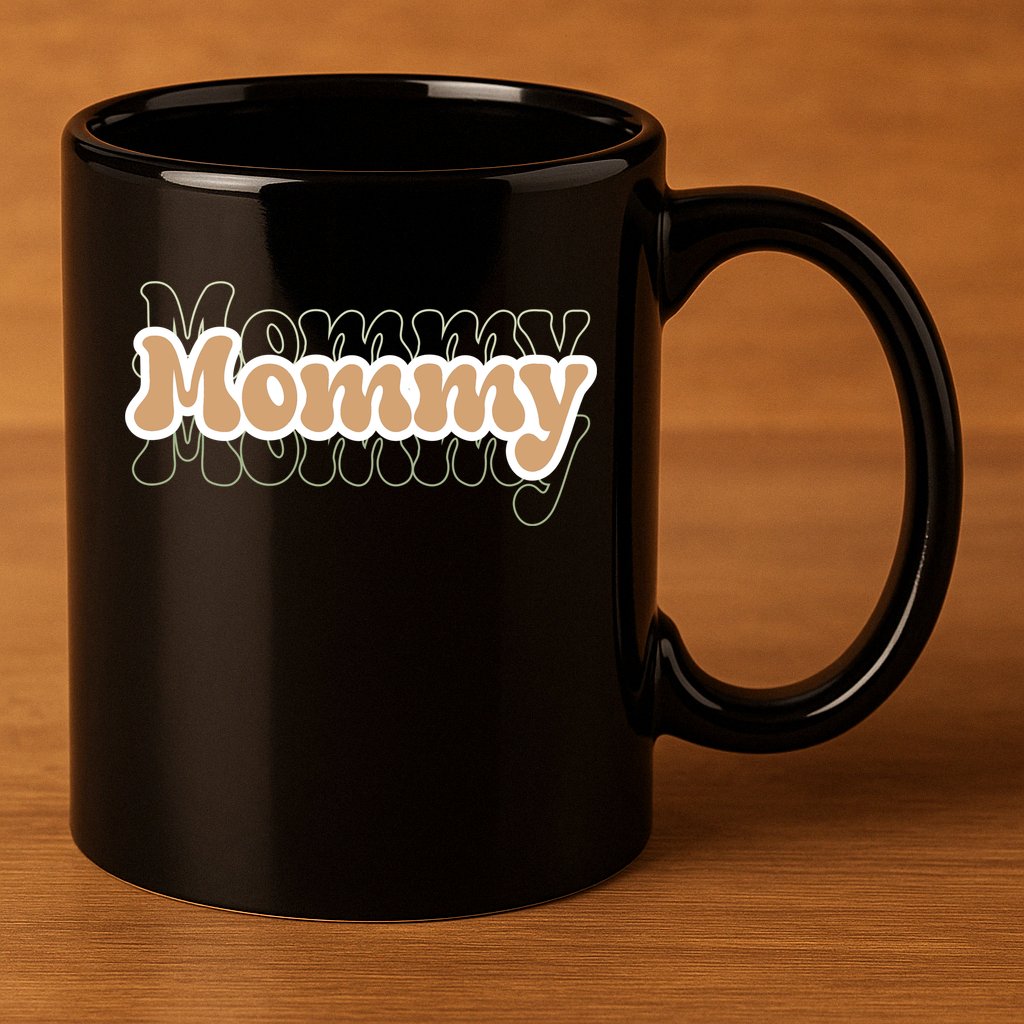 Retro Mommy Gift For Mothers Day 11oz C Handle Ceramic Mug
