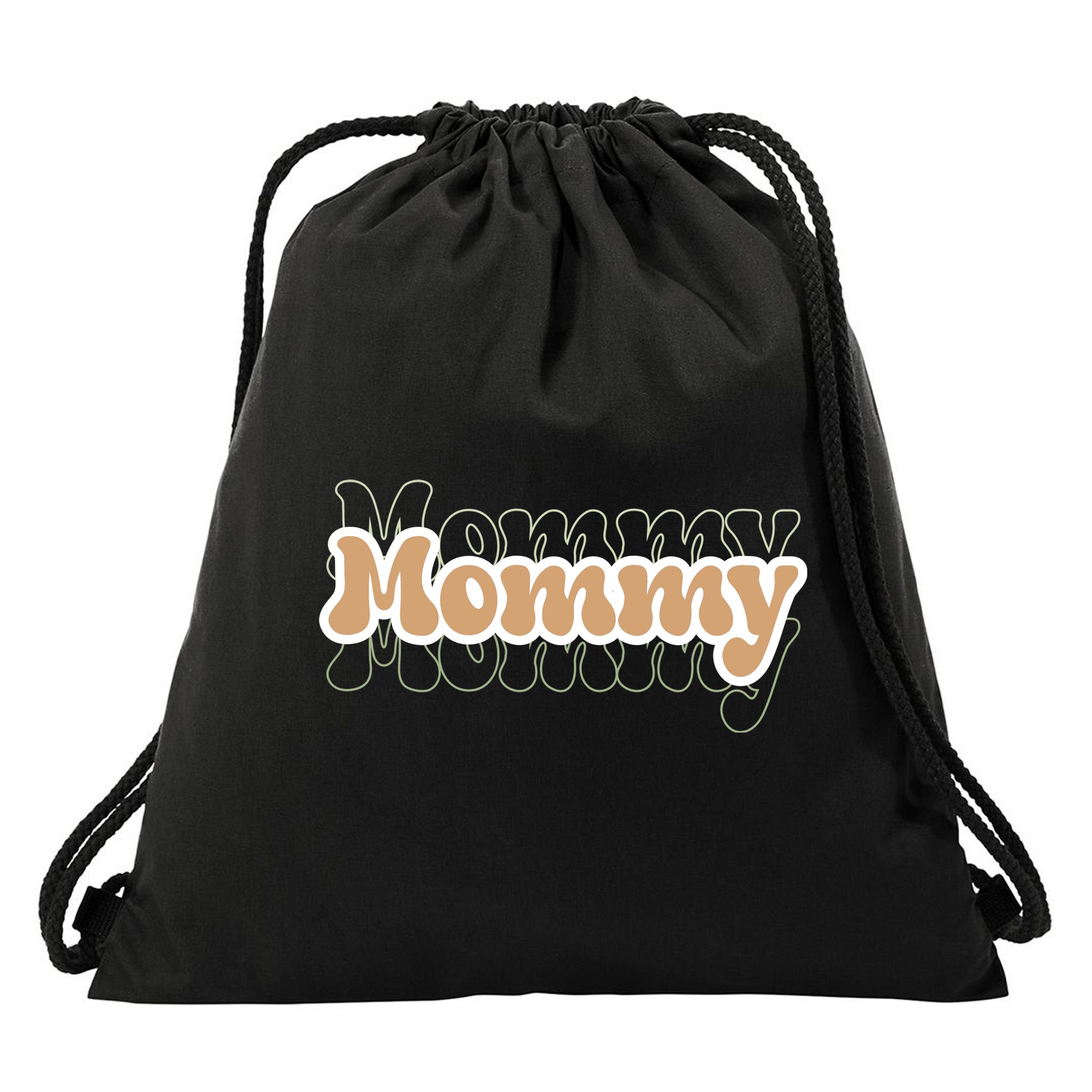 Retro Mommy Gift For Mothers Day Drawstring Bag