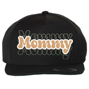 Retro Mommy Gift For Mothers Day Wool Snapback Cap