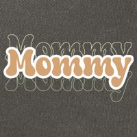 Retro Mommy Gift For Mothers Day Cotton Canvas Backpack