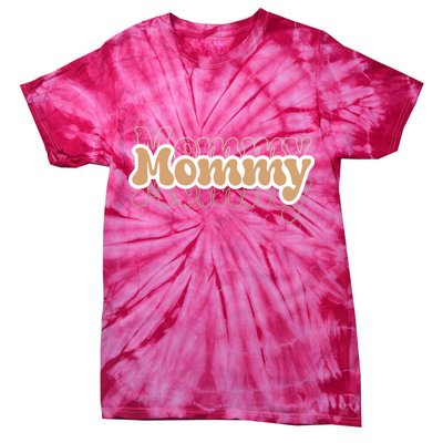 Retro Mommy Gift For Mothers Day Tie-Dye T-Shirt