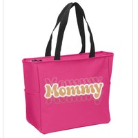 Retro Mommy Gift For Mothers Day Zip Tote Bag