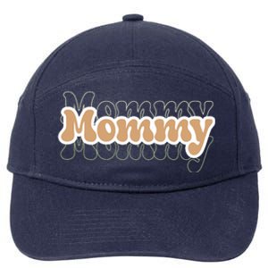 Retro Mommy Gift For Mothers Day 7-Panel Snapback Hat