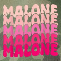 Retro Malone Girl First Name Boy Personalized Groovy 80S Legacy Tie Dye Trucker Hat