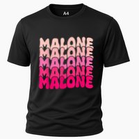 Retro Malone Girl First Name Boy Personalized Groovy 80S Performance Shirt