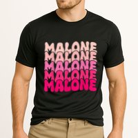 Retro Malone Girl First Name Boy Personalized Groovy 80S Performance Shirt