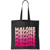 Retro Malone Girl First Name Boy Personalized Groovy 80S Bag