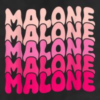 Retro Malone Girl First Name Boy Personalized Groovy 80S Trucker Hat