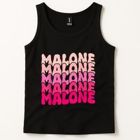 Retro Malone Girl First Name Boy Personalized Groovy 80S Tank Top