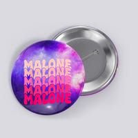 Retro Malone Girl First Name Boy Personalized Groovy 80S Button