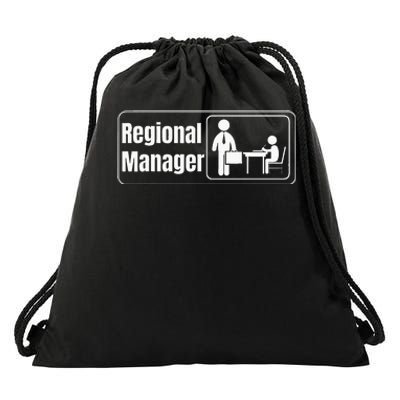 Regional Manager Gift Funny Regional Manager Drawstring Bag