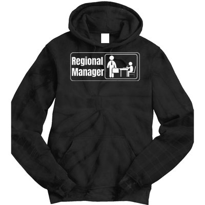 Regional Manager Gift Funny Regional Manager Tie Dye Hoodie