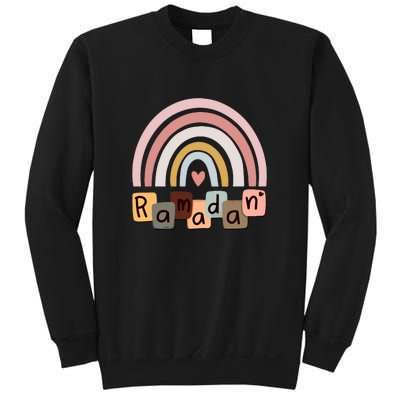 Ramadan Mubarak Gift Rainbow Ramadan Sweatshirt