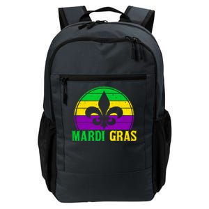 Retro Mardi Gras Fleur De Lys Carnival New Orleans Nola Gift Daily Commute Backpack