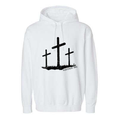 Religious Meaningful Gift Christian Bible Verse Cute Gift Garment-Dyed Fleece Hoodie