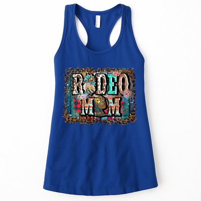 Rodeo Mom Gift Vintage Barrel Racing Mom Horse Barrel Xmas Gift Womens Tank Top